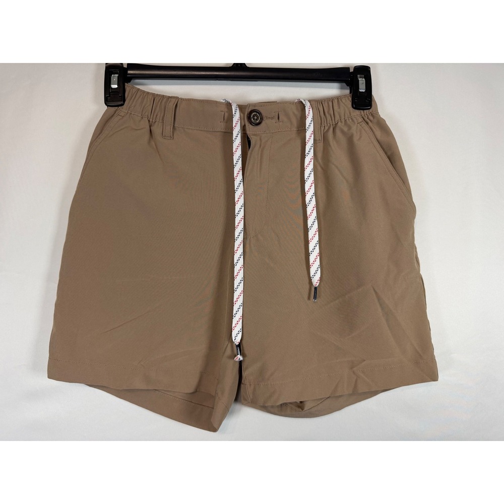 Chubbies Everywear Shorts Mens Small Tan Khaki 6 Inch Inseam Stretch Casual